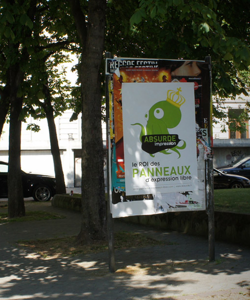 Panneau d'expression libre boulevard de lyon strasbourg