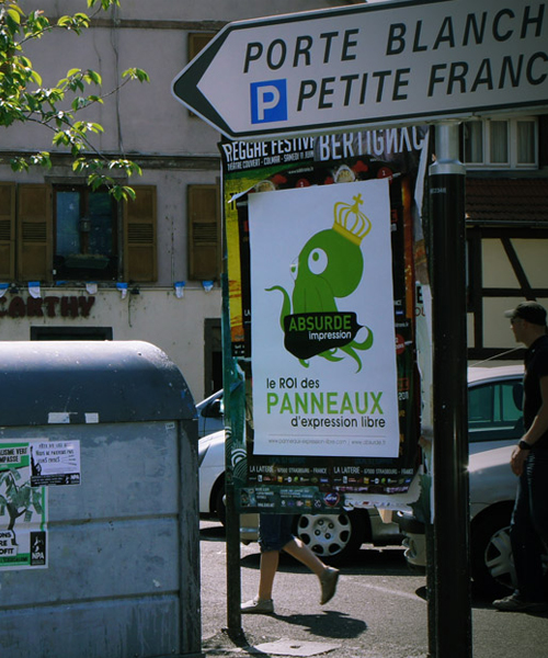 Panneau Expression Libre - Rue Finkwiller Strasbourg