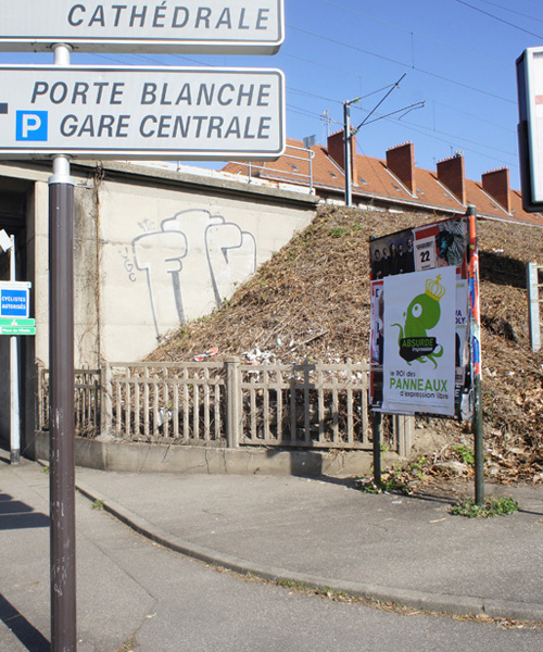 Panneaux expression libre - rue de saales strasbourg