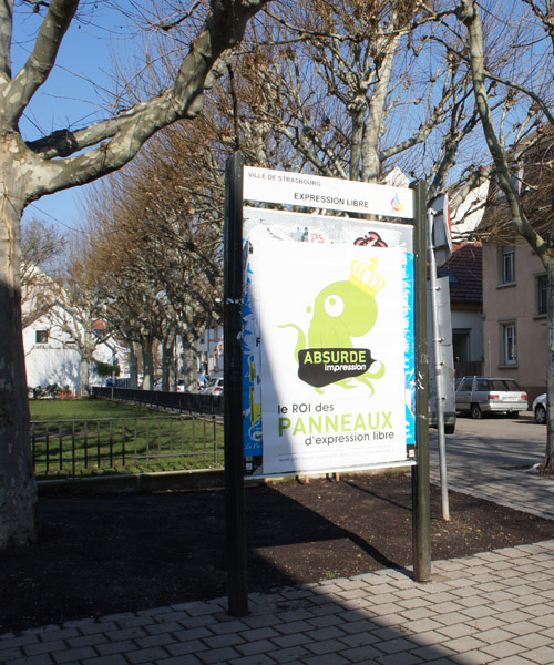 Affichage libre à Strasbourg Neudorf